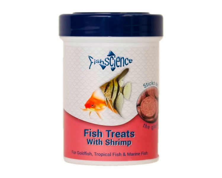 Fish Science Tropical & Goldfish Treats with Shrimp 50g
